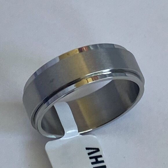 Men's Stainless Steel Fidget Ring size 11 - Picture 4 of 5